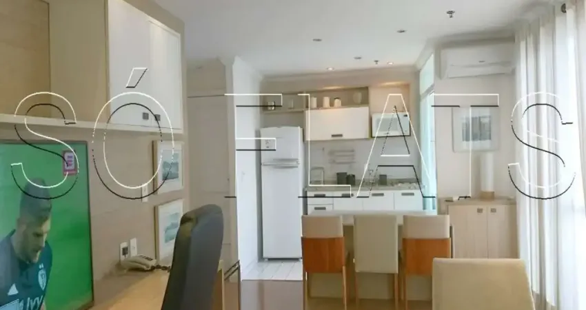Apto moderno e todo mobiliado disponível para locação próx do Shop Vila Olimpia Av, dos Bandeirantes