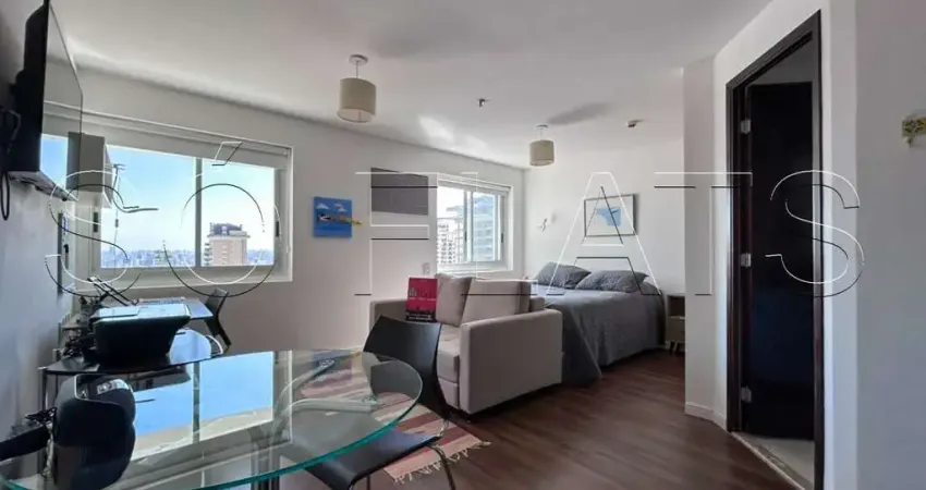 Flat transamérica international plaza disponível para venda com 26m² e 01 vaga de garagem