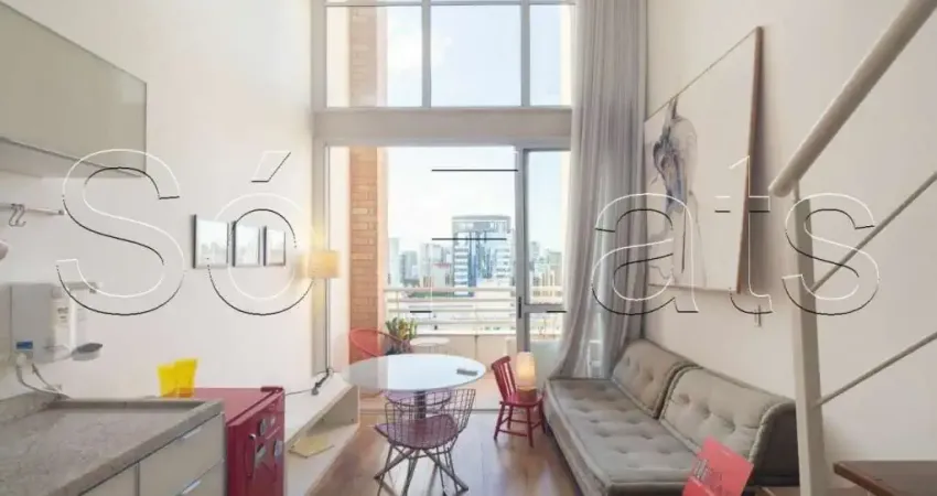 Flat Dali Nyc, apto duplex disponível para venda com 39m², 01 dorm e 01 vaga