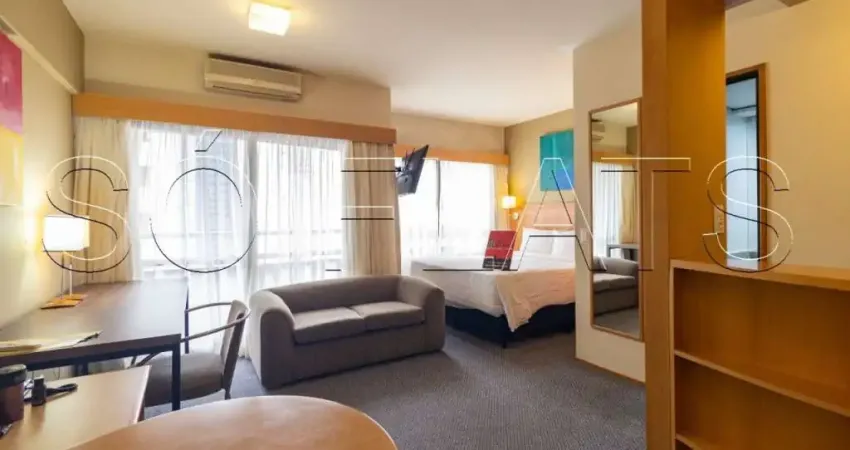 Flat radisson paulista, disponível para venda com 30m², 01 dorm e 01 vaga