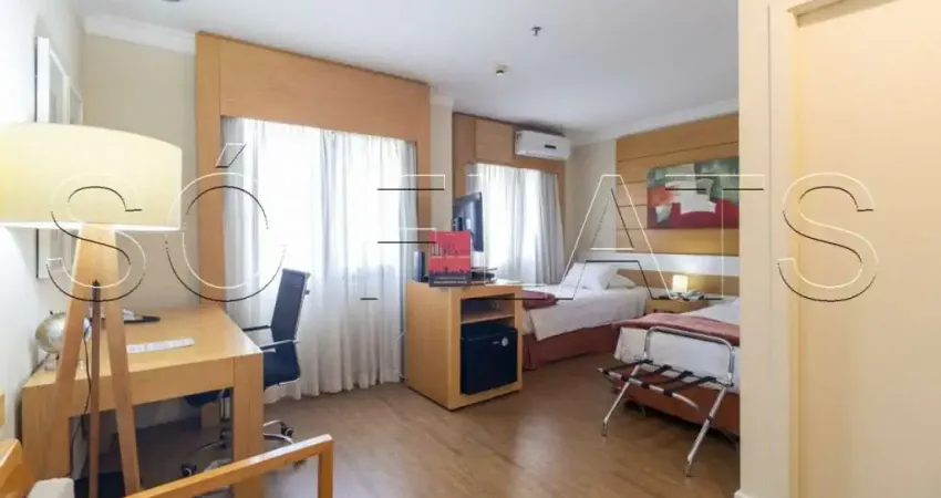 Studio mobiliado com vaga no campo belo ao lado de congonhas ideal para morar ou investir