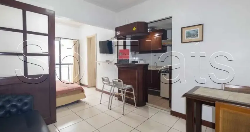 Flat disponível para locação no centro próximo da praça princesa isabel com melhor custo beneficio.