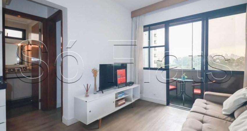 Apartamento totalmente mobiliado à venda no Morumbi.