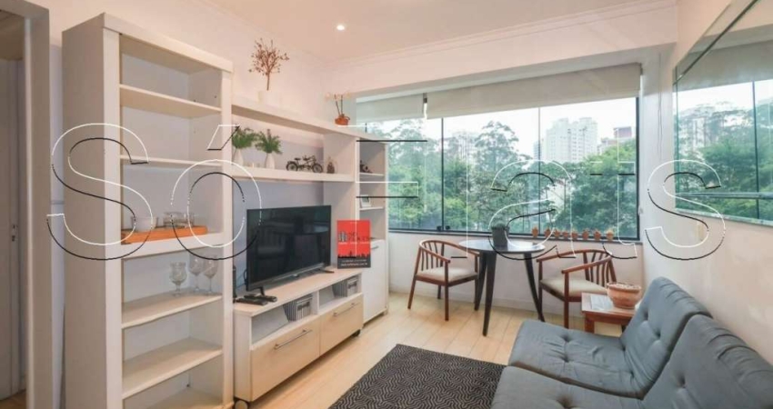 Apartamento totalmente mobiliado à venda com 01 dormitório 34m²