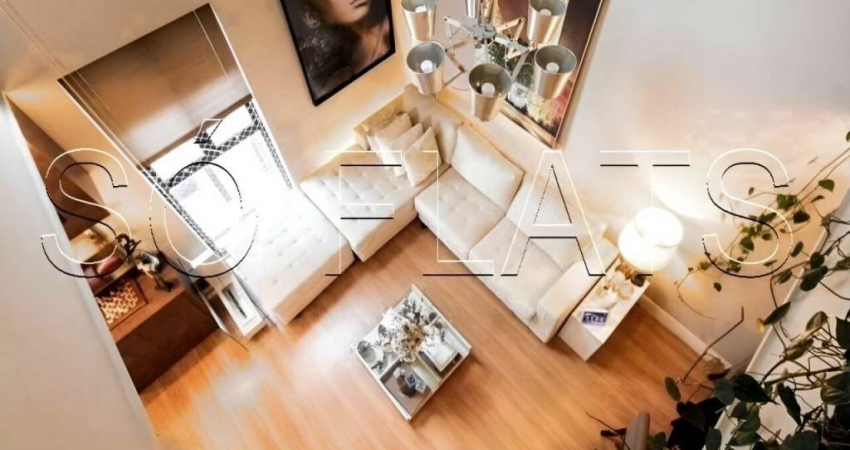 Apartamento mobiliado com 90m², próximo a Av. Santo Amaro