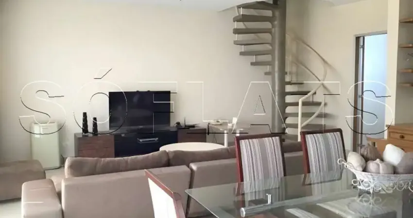 Lindo flat, prox ao Shoppings Alpha, Flamingo, Rpd. Pres. Castelo Branco. Fácil acesso a São Paulo