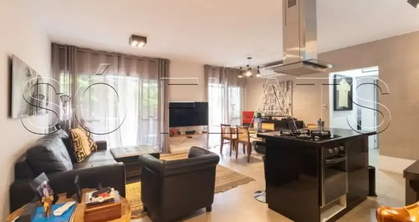 Flat disponível para locação luxuoso totalmente mobiliado com 1 dorm e 2 vagas próx ao pq ibirapuera