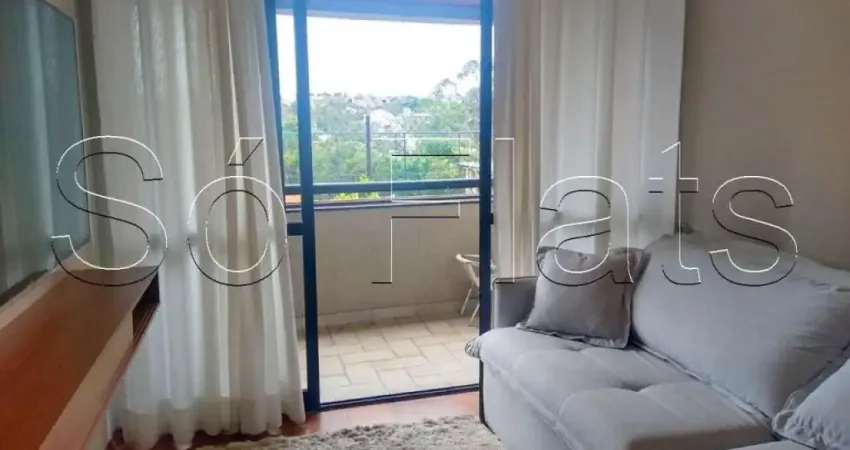 Apartamento disponível para locação contendo 90m², 3 dorme e 2 vagas em Alphaville.