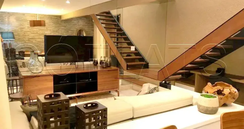 Flat no Residencial Limited Funchal 84m² 1 dormitório e 1 vaga na Vila Olímpia para locação.