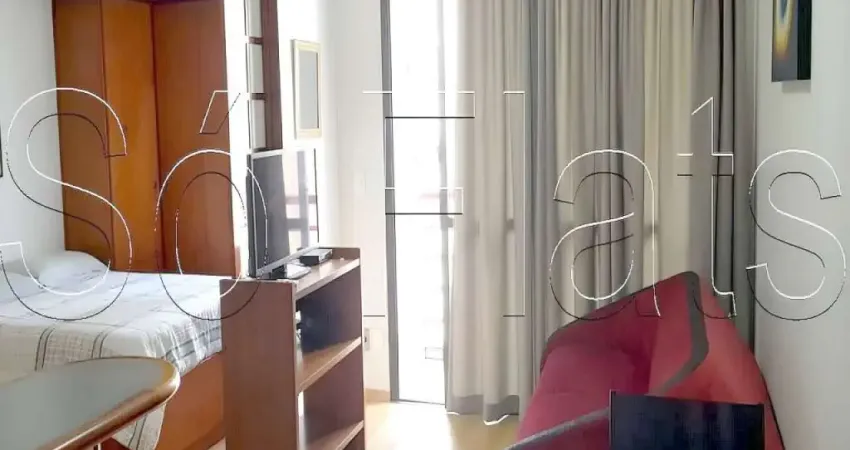 Flat no prime boulevard no bairro de moema bem decorado próx da av. ibirapuera