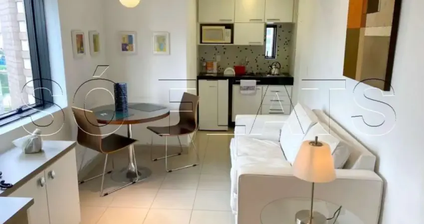 Apto the time no brooklin com 31m², 1 dormitório e 1 vaga disponível para locação.