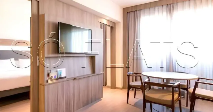 Novotel SP Berrini - apartamento com 26m² totalmente mobiliado.