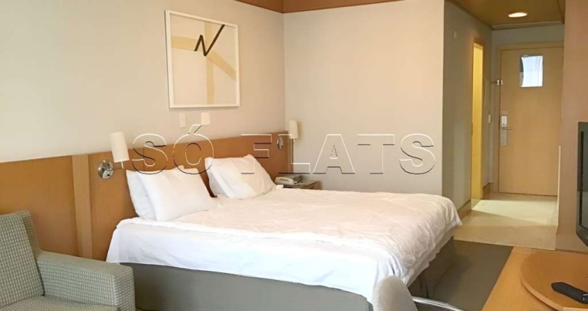 Flat em Santana fora do Pool 35m² totalmente mobiliado.