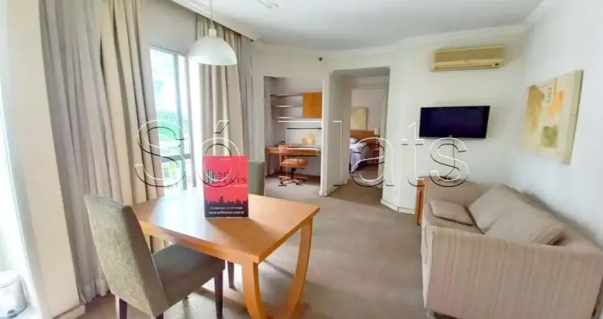 Flat disponível para locação com 48m², 1 dormitório e 1 vaga próx da avenida paulista.