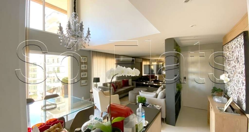 Apartamento Duplex Icon Itaim para compra com 148m², 2 dormitórios e 2 vagas.