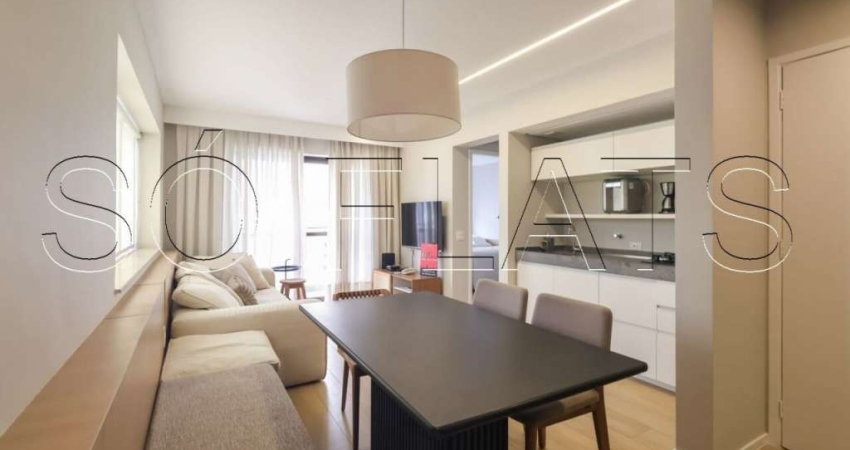 Flat La Residence Itaim disponível para venda com 02 dormitórios, 69m² e 02 vagas de garagem