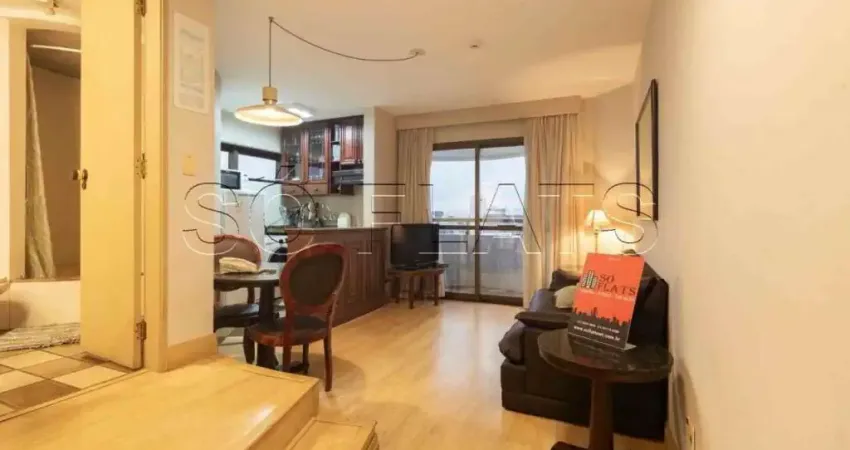 Flat paulista wall street disponível para venda com 47m², 01 dorm e 01 vaga de garagem