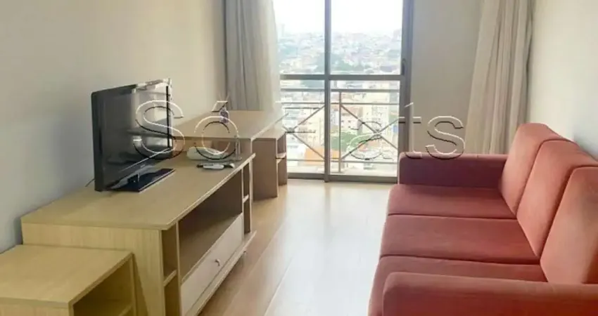 Flat disponível para locação em São Caetano, próximo a Av. Goiás e Pres. Kennedy.