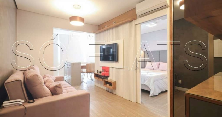 Flat disponível para locação ao lado da Marg Pinheiros, com fácil acesso a Av. Brig Faria Lima.