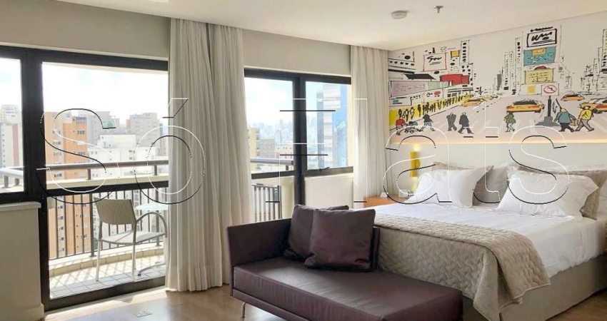 Flat Grand Mercure Itaim disponível para venda com 36m², 01 dormitório  e 01 vaga de garagem