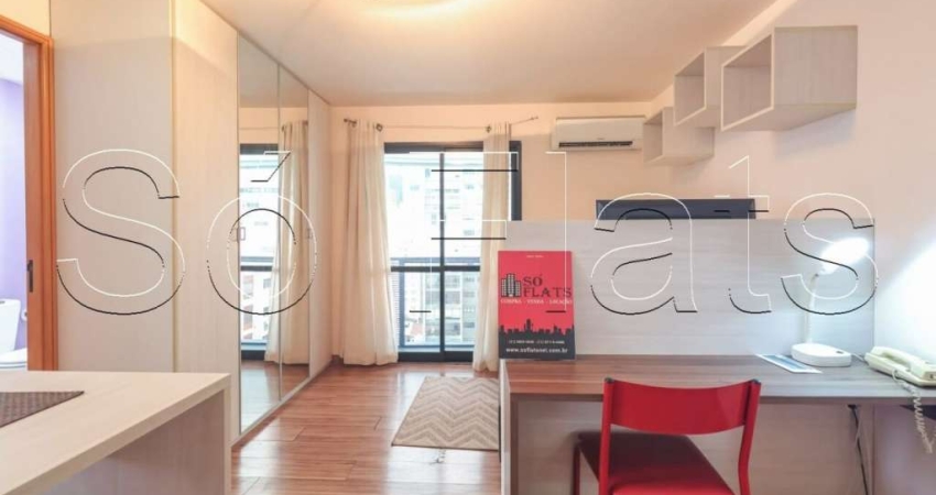 fLAT Interative no Jardim Paulista disponível para locação contendo 1 dormitório e 1 vaga de garagem