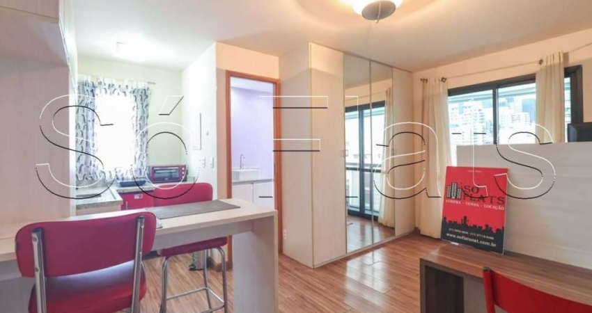 Apto Interative no Jardim Paulista disponível para locação contendo 1 dormitório e 1 vaga de garagem