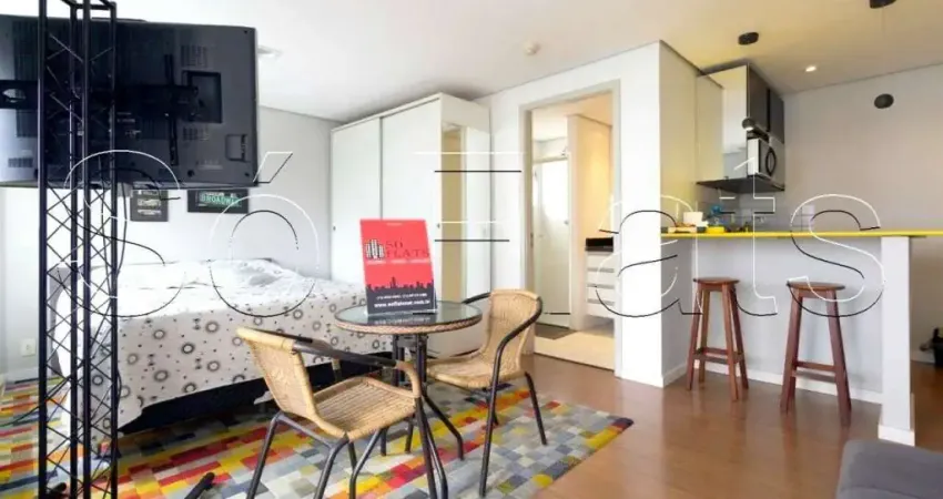 Flat no Saint Charbel com  37m², 1 dormitório e 1 vaga disponível locação nos Jardins.