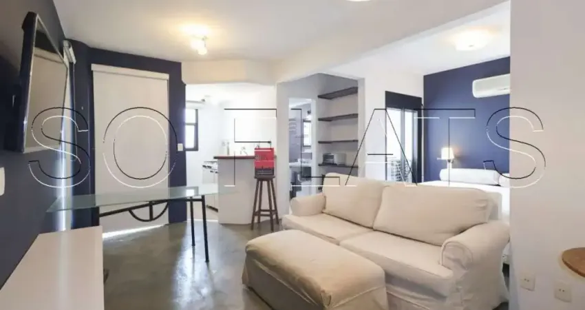 Flat com 1 quarto à venda na Rua Balthazar da Veiga, 592, Vila Nova Conceição, São Paulo