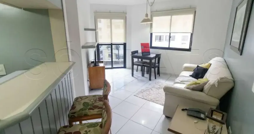 Flat no Jardim Paulista disponível para locação, próximo a Av. 9 de Julho e Shopping Pamplona.