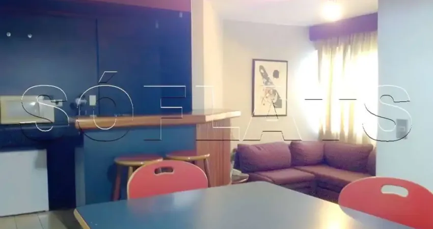 Flat park plaza brooklin, disponível para venda com 48m², 01 dorm e 01 vaga de garagem