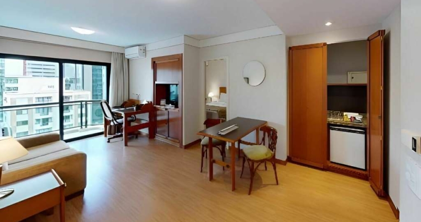 Flat Estanplaza Nações Unidas, disponível para venda com 42m², 01 dormitório e 01 vaga de garagem