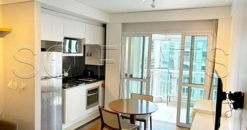 Ótima Flat próximo a Rua Funchal, Shopping JK Iguatemi, Pq do Povo e Marginal Pinheiros