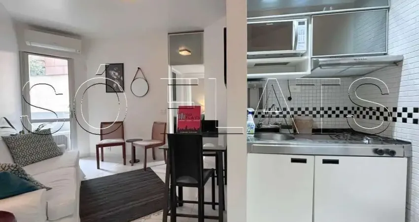 Flat stagium studio prox. da avenida paulista com 1 dormitório 1 vaga de garagem nos jardins.