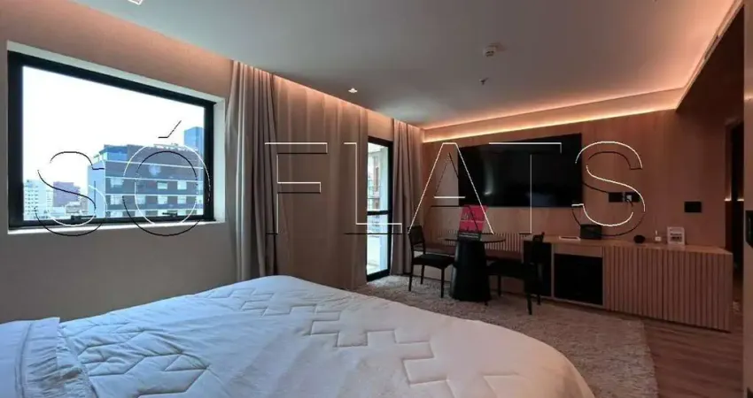 Flat melia jd europa, disponível para venda com 49m², 01 dorm e 01 vaga