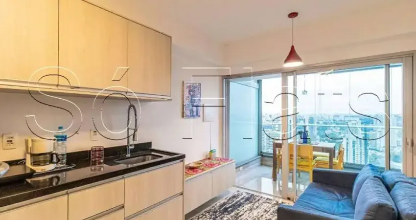 Residencial river one, apto disponível locação com 35m², 1 dormitório e 1 vaga no butantã.