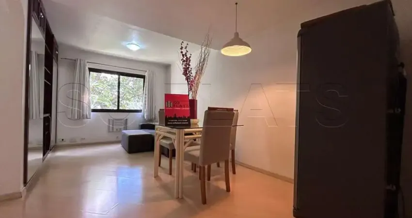 Manhattan, apto disponível para locação contendo 42m², 1 dormitório e 1 vaga de garagem.