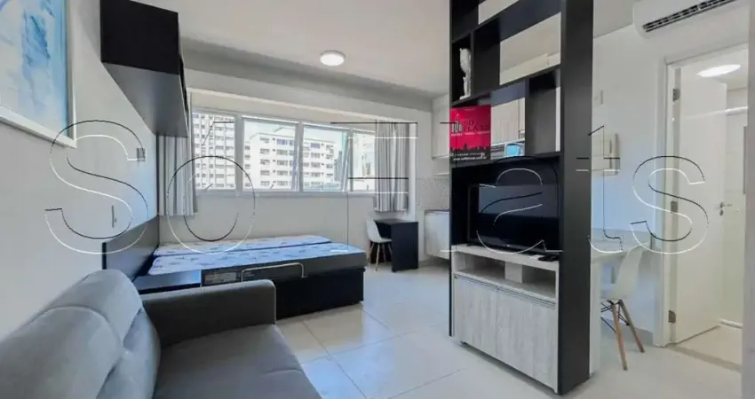 Atrium augusta com 24m² com 1 dormitório e 1 vaga para locação na bela vista.