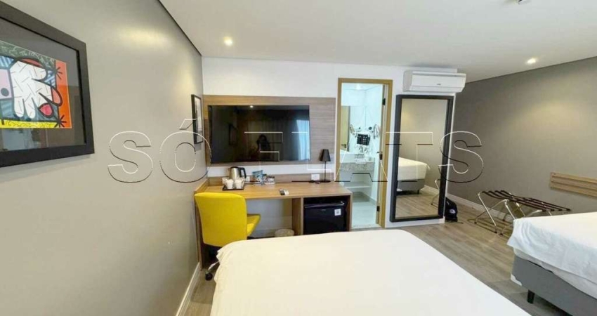 Holiday Inn Parque Anhembi, quarto de hotel para investimento com 33m² e 01 vaga de garagem