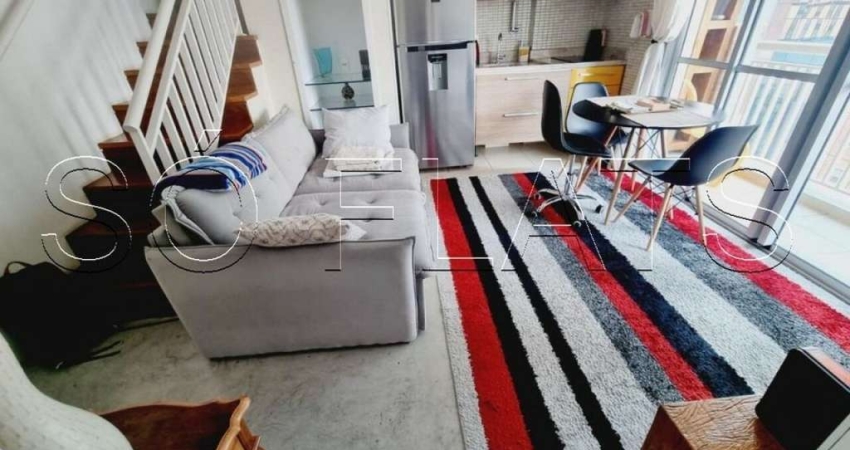 Estanconfor Villa Paulista, Apartamento Cobertura disponível para venda com 60m², 1 dorm e 2 vagas