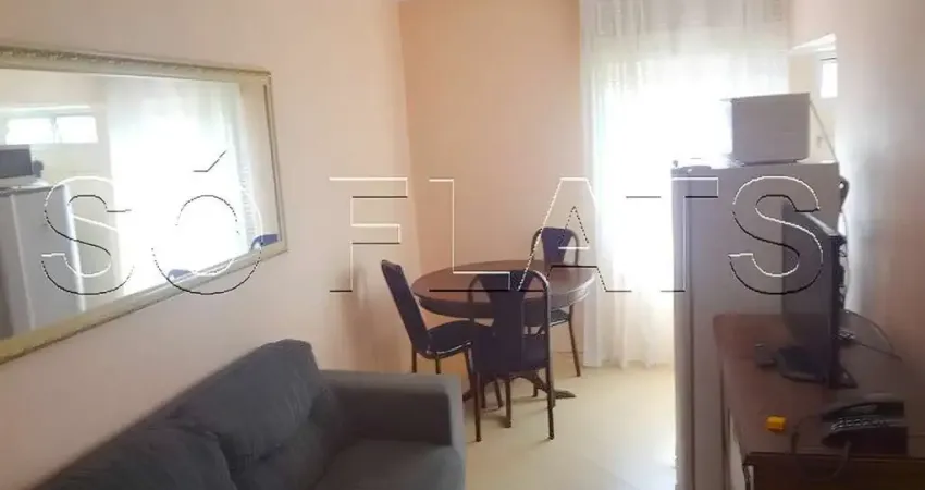 Flat São Paulo Suíte Service disponível para venda com 35m² e 01 vaga de garagem