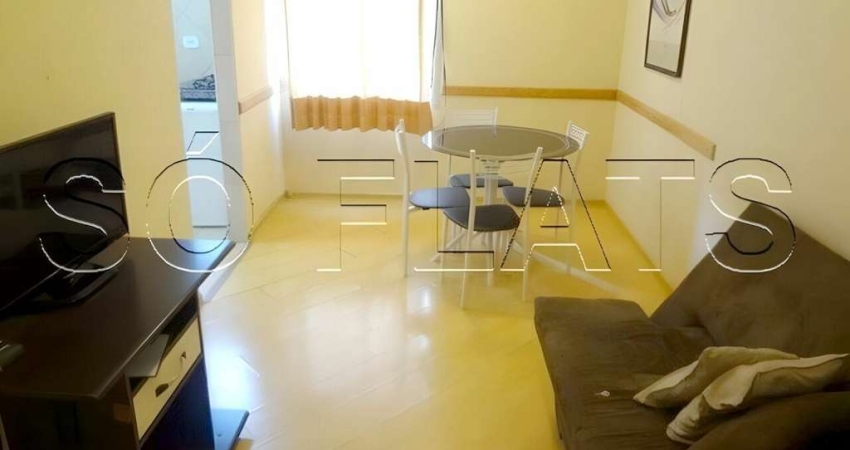 Flat São Paulo Suíte Service disponível para venda com 35m² e 01 vaga de garagem