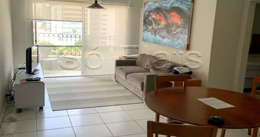 Flat no saint thomas com uma localização privilegiada nos jardins ao lado da av brig. luis antonio.