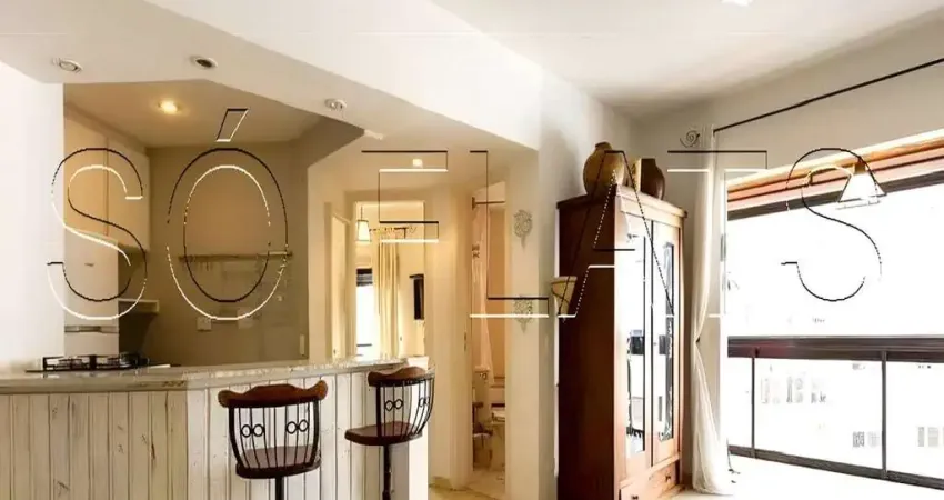 Flat contemporâneo, disponível para venda com 57m², 01 dorm e 01 vaga