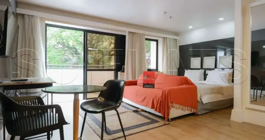 Flat transamerica jardins disponível para venda com 35m², 01 dorm e 01 vaga