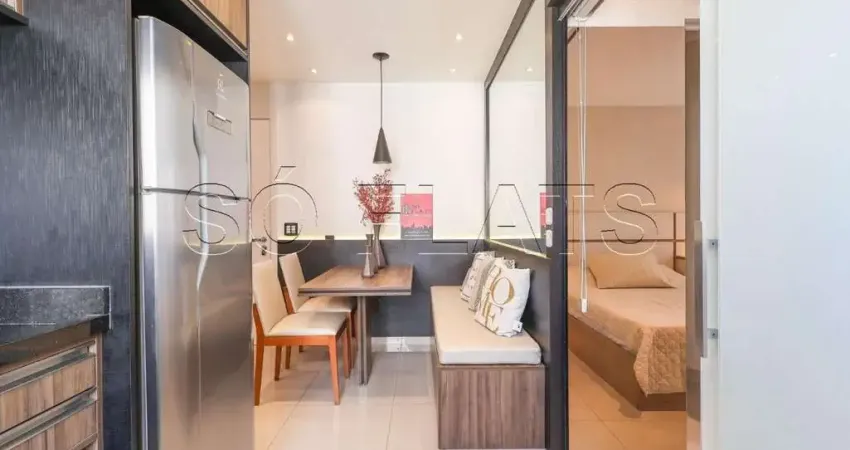 Residencial vila nova concept disponível para locação com 31m², 1 dormitório e 1 vaga de garagem.