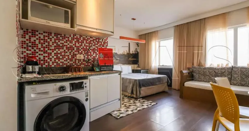 Flat disponível para venda com 29m², 1 dormitório e 1 vaga de garagem