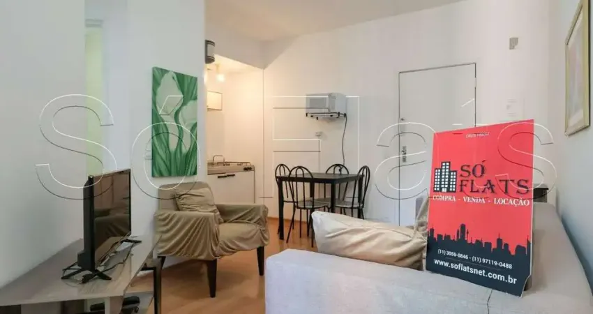 Apto disponível para locação no stagium studio contendo 35m², 1 dormitório e 1 vaga de garagem.