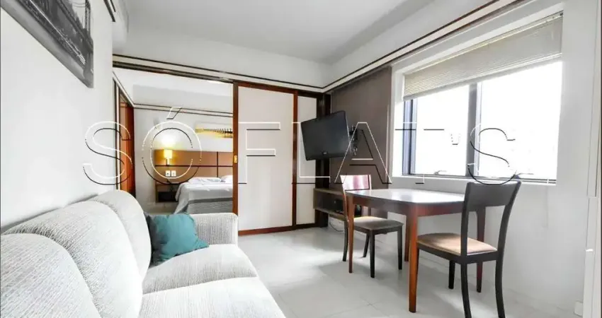 Flat Bristol The Time disponível para venda com 31m², 01 dormitório e 01 vaga de garagem
