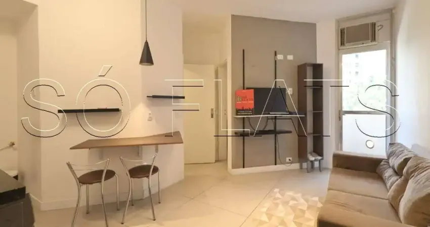 Apto no Stagium Studio, disponível para locação contendo 35m², 1 dormitório e 1 vaga de garagem.
