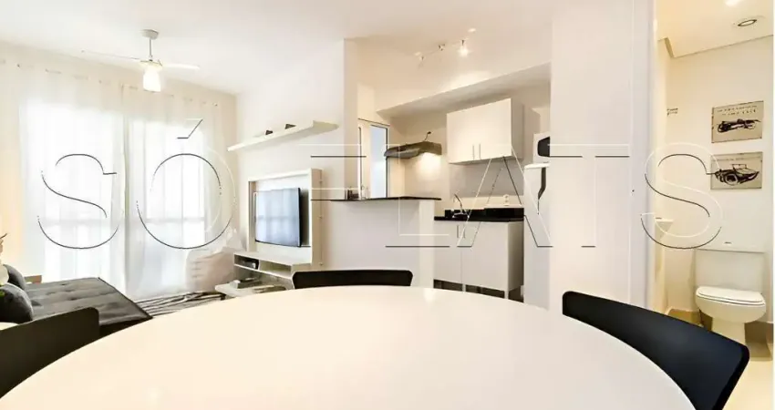 Residencial andalus, apto disponível para locação com 50m², 01 dorm e 01 vaga.